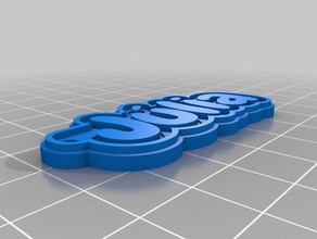 julianeggrisros keychains customized 3d print model - Mito3D