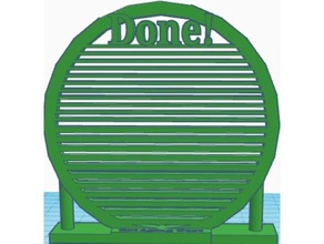 circular puente de prueba La impresión en 3d las pruebas 3d print model - Mito3D