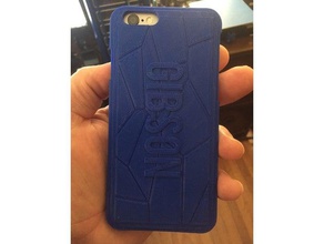 gibson iphone 6 case 3d printing guitar 3d print model - Mito3D
