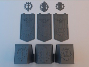 detalles y adornos wardog robot titanic juguetes accesorios de juego 40k titan wargaming warhammer 3d print model - Mito3D