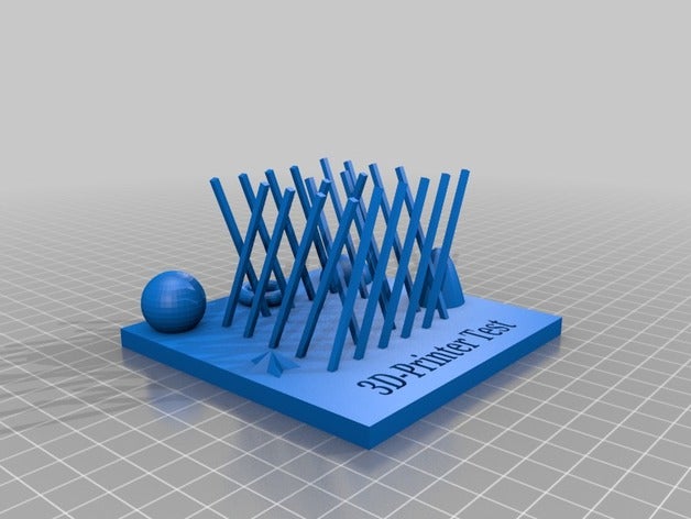 3d-printer test 3d printing tests printer 3D print model - Mito3D