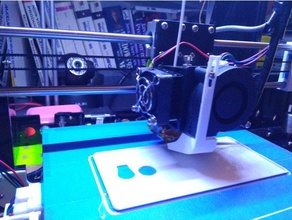 anet a8 ajustable conducto del ventilador Impresora 3d de las piezas 3d print model - Mito3D