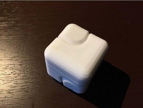 cube fidget spinner mechanical toys fidgetspinner hand toy 3d print model - Mito3D
