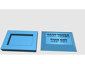 sır saklama kutusu kaplar 123d tasarım kap ev 3d print model - Mito3D