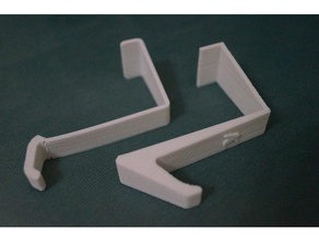 over door hook tool holders & boxes cloud customized hanger hold 3d print model - Mito3D