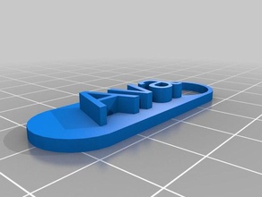 ava Schlüsselanhänger kundengebundene 3d print model - Mito3D