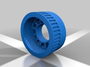 cubo de la rueda polea kryptonics classic ruedas partes 3d print model - Mito3D