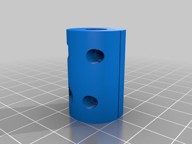 il mio personalizzato parametriche dell'asse z accoppiatore 5mm-7mm Stampante 3d parti su misura 3D print model - Mito3D