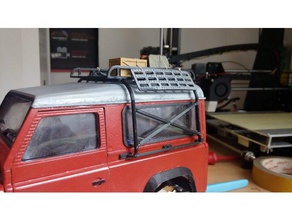 roof rack v2 3d printed land rover defender gelande d90 r c vehicles 3d print model - Mito3D