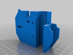 x carro hephestos ajuste prusa extrusor Impresora 3d de las piezas i3 3d print model - Mito3D