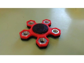 pentaspinner mekanik oyuncaklar fidget spinner 3d print model - Mito3D