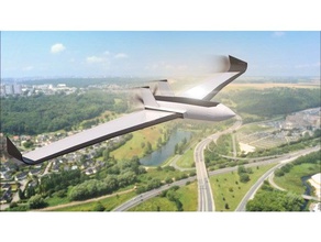 rc avion de delta n'est pas fini r c véhicules des avions en aile 3d print model - Mito3D