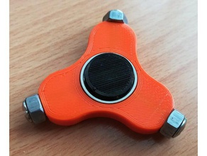 fidget spinner 3xm6 vis jouets & jeux 608 roulement 3d print model - Mito3D