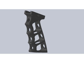 nerf stryfe front grip diy gun 3d print model - Mito3D