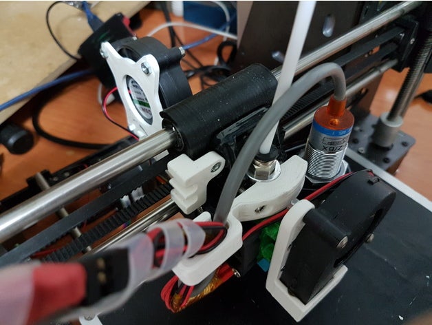 e3d v6 prusa i3 hotend destek bowden 3d yazıcı parçaları e3dv6 3D print model - Mito3D