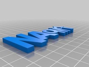 sleutelhanger van naomi L'impression 3d 3d print model - Mito3D