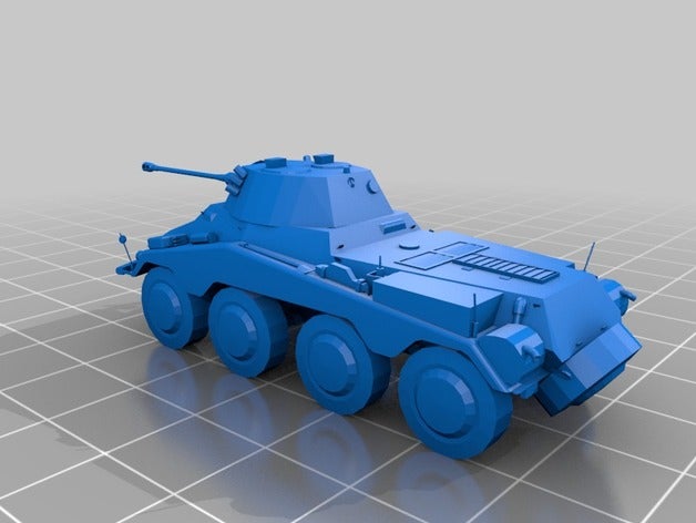sdkfz 234 puma brinquedo & acessórios para jogos tanque wargaming ww2 armas a segunda guerra mundial 3D print model - Mito3D