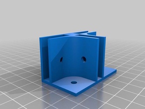 6mm t foot bracket wall mount organization customized 3d print model - Mito3D