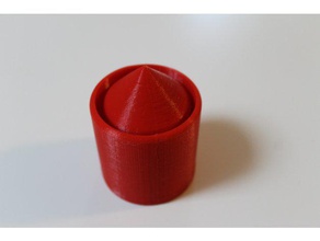 cone cup puzzles fun puzzle 3d print model - Mito3D