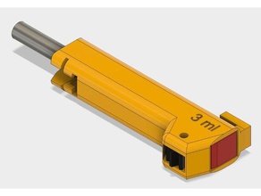 3 ml seringa pipeta biologia de laboratório materiais equipamentos ferramenta as ferramentas 3d print model - Mito3D