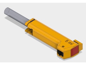 5 ml seringa pipeta biologia de laboratório materiais equipamentos ferramenta as ferramentas 3d print model - Mito3D