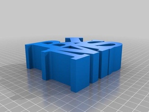 hallo bims Skulpturen kundengebundene 3d print model - Mito3D
