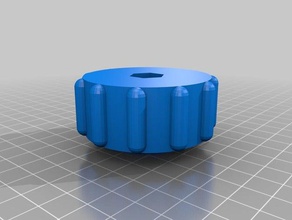 le bouton 5 16 écrou bricolage personnalisé 3d print model - Mito3D