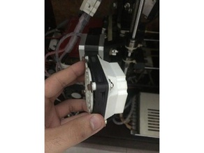 60 mm fan monte nema17 step motor 3d yazıcı parçaları edin nema 3d print model - Mito3D