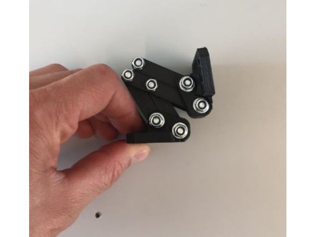 hidden hinge replacement parts 3D print model - Mito3D