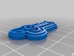 gater keychains customized 3d print model - Mito3D