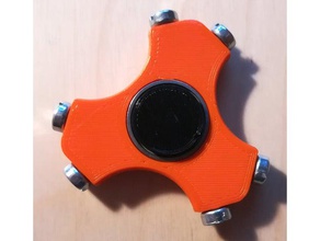 fidget spinner 6x m5x10 vis jouets & jeux 3d print model - Mito3D