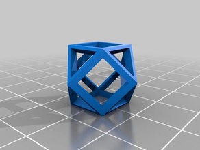 cubocta'25 arte da matemática personalizado 3d print model - Mito3D