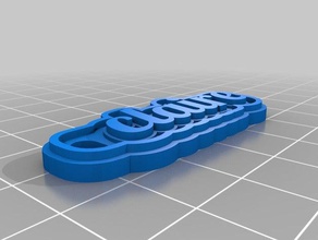 claire 1 keychains customized 3d print model - Mito3D