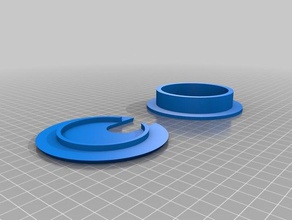 3 pollici di filo accesso occhiello office su misura 3d print model - Mito3D