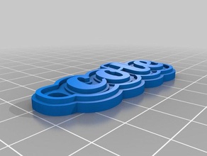 cole 1 keychains customized 3d print model - Mito3D