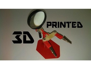 helping hands saldatura elettronica v2 strumenti l'elettronica pedaggio 3d print model - Mito3D