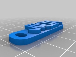 julia llavero llaveros personalizado 3d print model - Mito3D