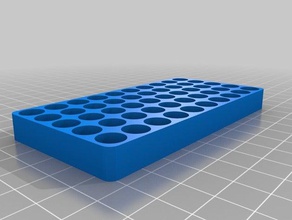 50 piece counter 8mm beads tool holders & boxes bead count counting customized sorting tray 3d print model - Mito3D