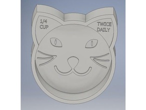 cat food scoop 1 4 cup pets diet feeder 3d print model - Mito3D