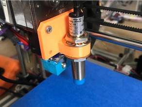 parametrische e3d titan montiert sensor montieren 3d-Drucker Teile 3d print model - Mito3D