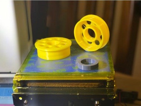esun reel inserts monoprice mini spool holder 3d printer accessories filament mp select 3d print model - Mito3D