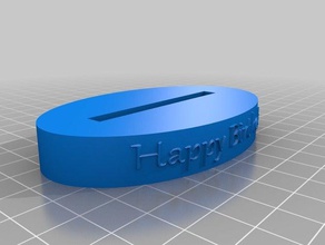 happy birthday 3d printing 3d print model - Mito3D