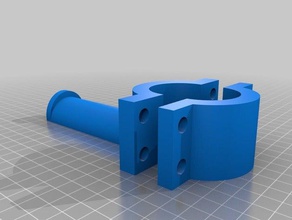 filament spool holder ikea adils legs 3d printer accessories reel 3d print model - Mito3D