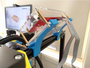 lcd bracket tevo tarantula 3d yazıcı aksesuarları 3d print model - Mito3D