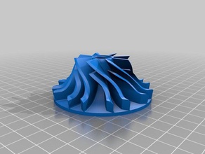 turbine Gebläse Zahnpasta cap Bad 3d print model - Mito3D