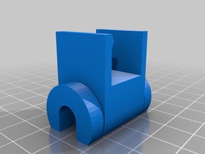 minha personalizado em cativeiro customizeable suporte do cabo computador 3d print model - Mito3D