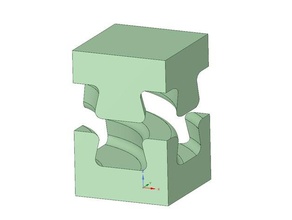 imposible rompecabezas de cubo la curva edición puzzles cola milano 3d print model - Mito3D
