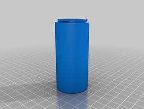 tubo da base de dados recipientes personalizado 3d print model - Mito3D