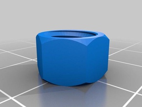 7mm nut parts customized 3d print model - Mito3D