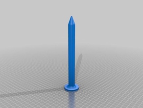 chunky knitting needles accessories 3d print model - Mito3D